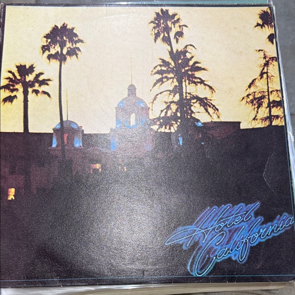 Hotel California Vinyl Record - Black Cover printed in Korea makes it rear